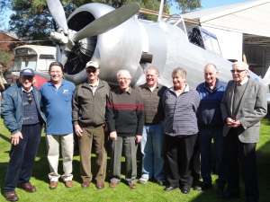 Former CAC Staff in front of Wirraway A20-10