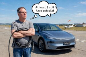Steve with his Tesla
